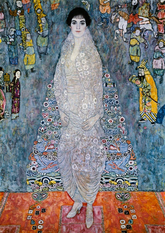 Portrait baroness Elisabeth BachofenEcht de Gustav Klimt
