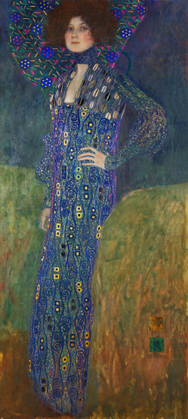 Portrait of Emilie would fly de Gustav Klimt