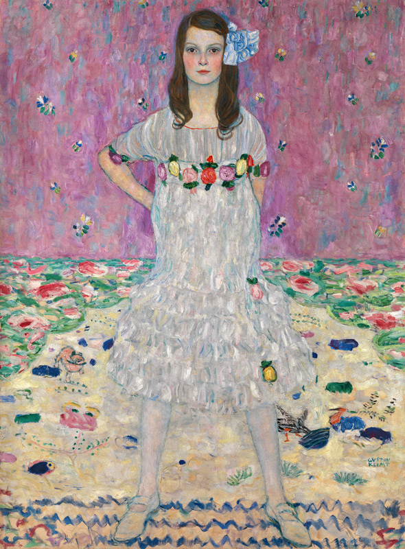 Retrato de Mäda Primavesi de Gustav Klimt