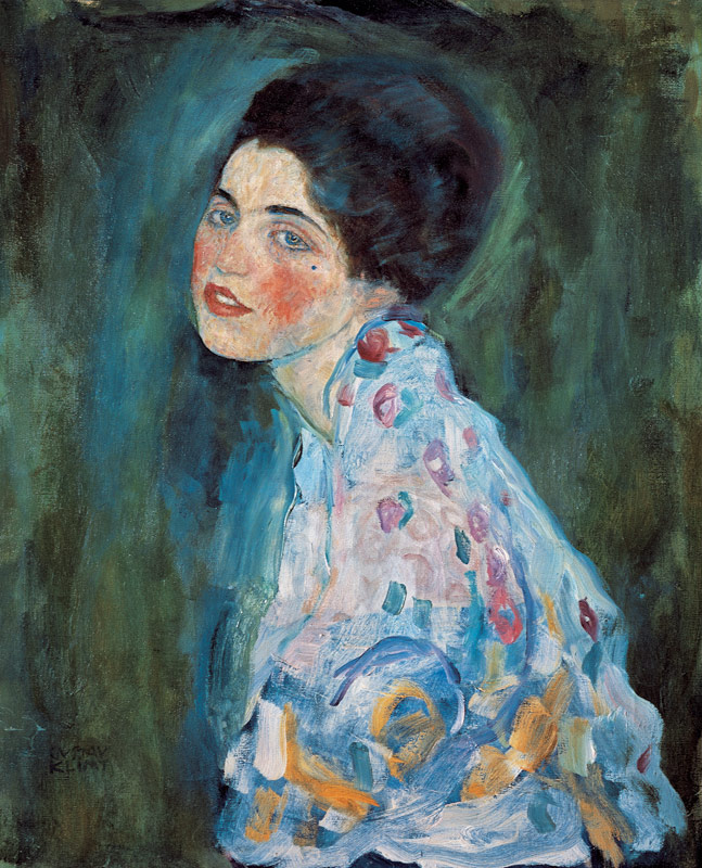 Portrait of a young woman de Gustav Klimt