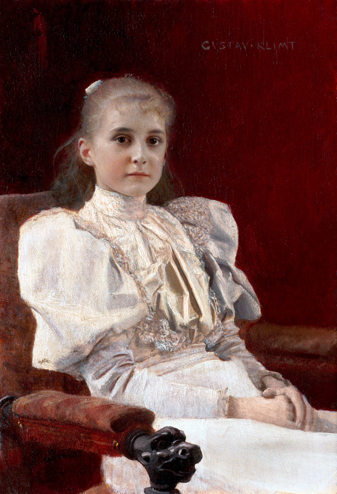 Seated Young Girl de Gustav Klimt