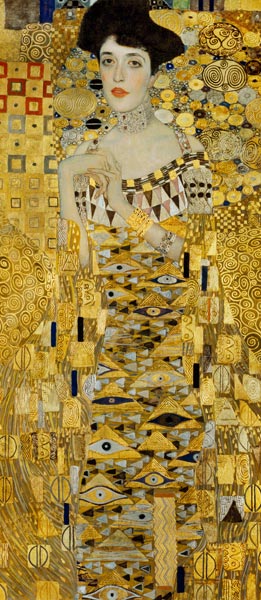 Retrato de Adèle Bloch-Bauer l (Detalle) de Gustav Klimt