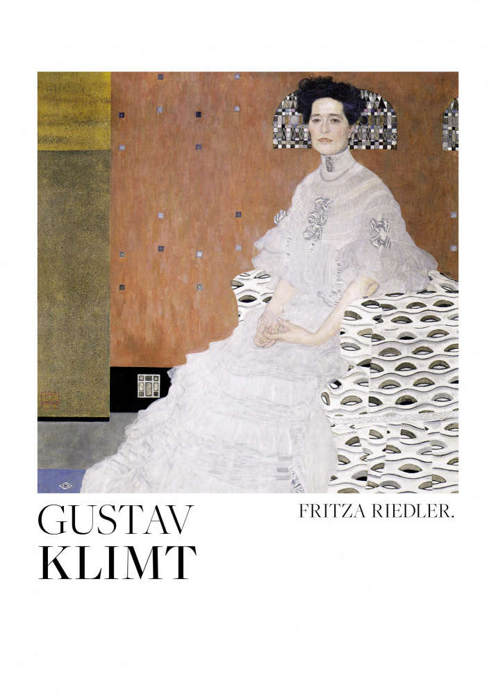Bildnis Fritza Riedler (1906) Poster de Gustav Klimt