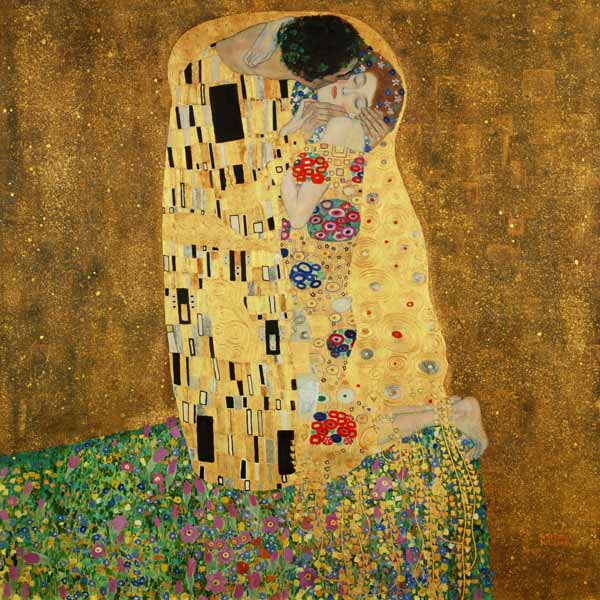 El Beso de Gustav Klimt