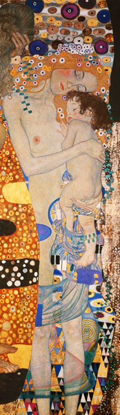 Las tres edades (detalle) de Gustav Klimt