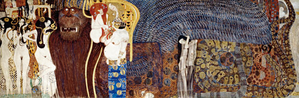 Die feindlichen Gewalten und nagender Kummer de Gustav Klimt