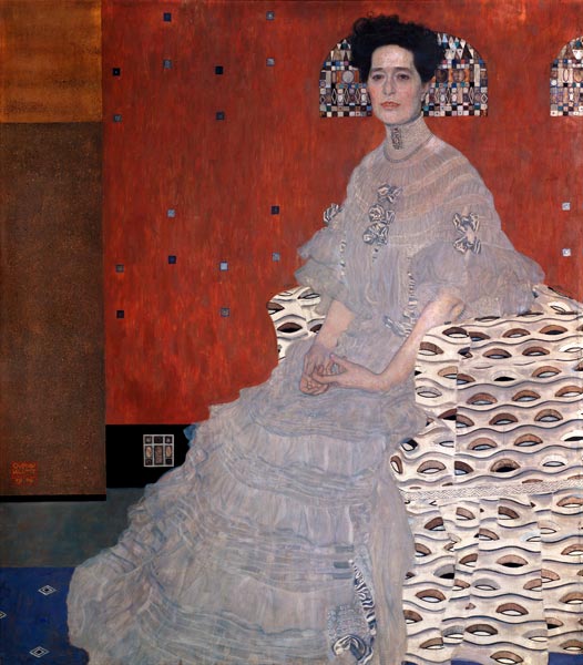 Portrait Fritza Riedler de Gustav Klimt