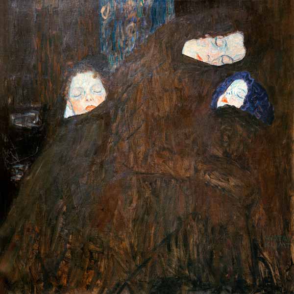 Mother with two children de Gustav Klimt