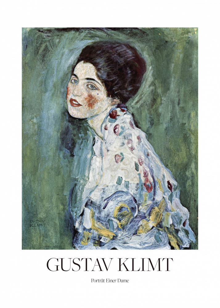 Porträt Einer Dame (1916–1917) Poster de Gustav Klimt