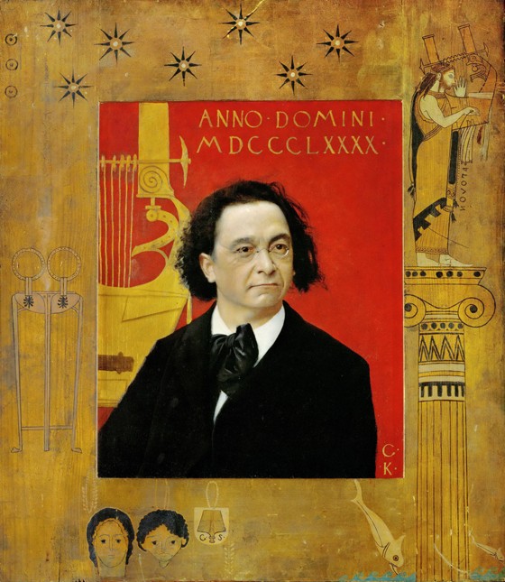 Portrait of Joseph Pembaur, the Pianist and Composer de Gustav Klimt