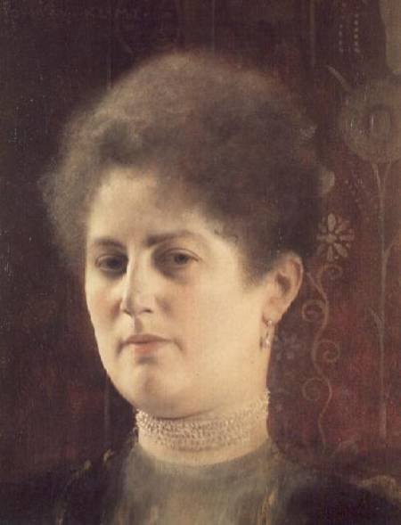 Portrait of a lady de Gustav Klimt
