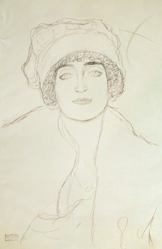 Portrait of a Young Woman de Gustav Klimt