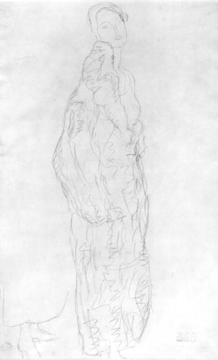 Robed Standing Lady de Gustav Klimt