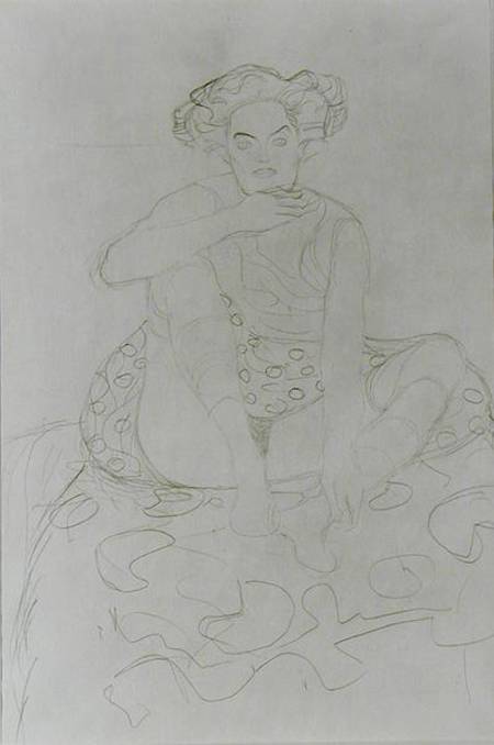 Seated Woman de Gustav Klimt