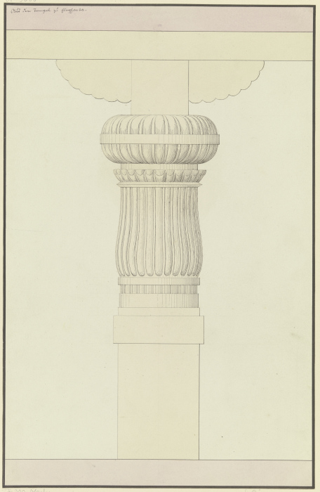 Indische Säule und Architrav de Gustav Rügemer