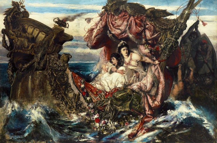 The Shipwreck of Agrippina de Gustav Wertheimer