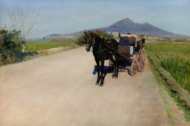 A Road in Naples de Gustave Caillebotte