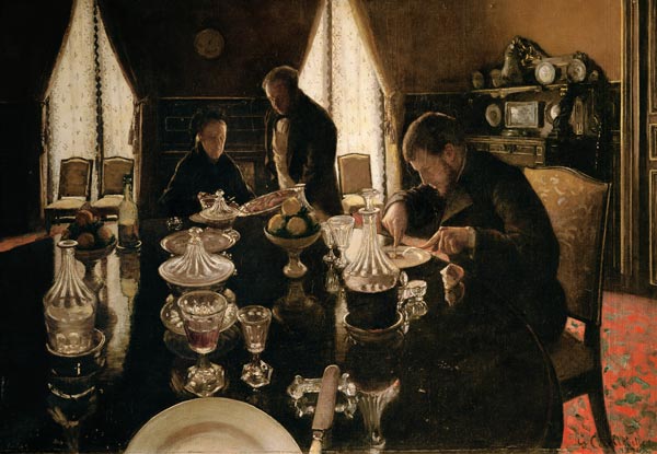 Dinner de Gustave Caillebotte