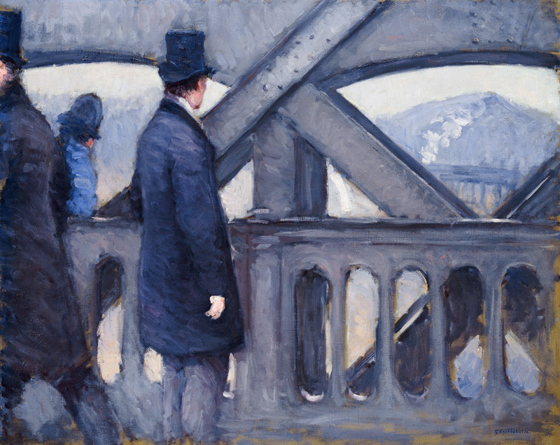 Europabrücke de Gustave Caillebotte