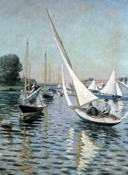 Regatta at Argenteuil de Gustave Caillebotte