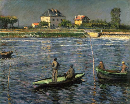 Barcos de pesca de Gustave Caillebotte