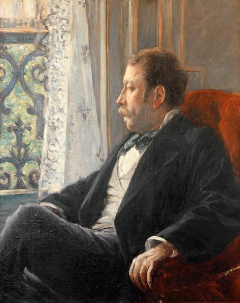 Retrato de un hombre de Gustave Caillebotte