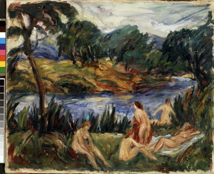 Women at the River de Gustave Colin