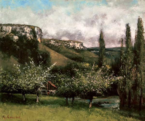 Apple Orchard de Gustave Courbet
