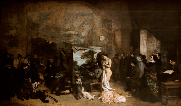 El estudio del artista de Gustave Courbet