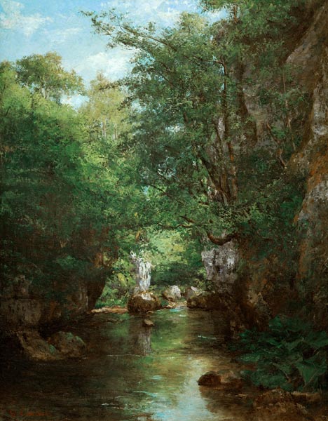 The Stream de Gustave Courbet