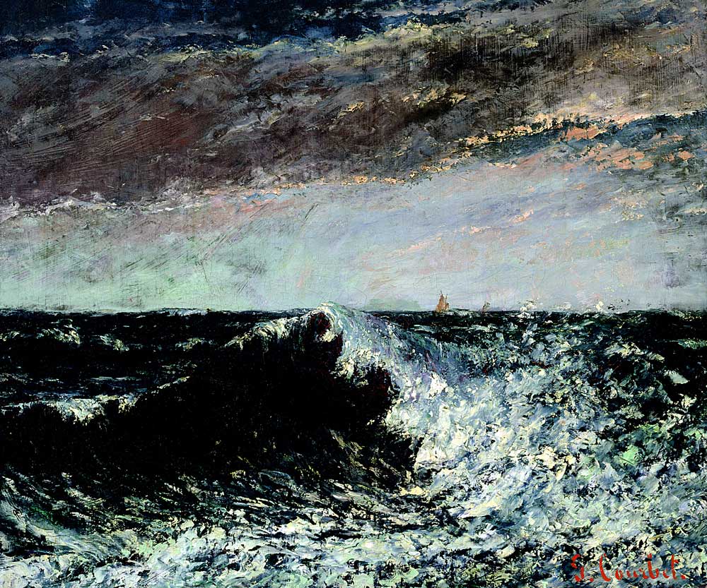 The Wave de Gustave Courbet
