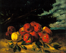 Apple still life de Gustave Courbet
