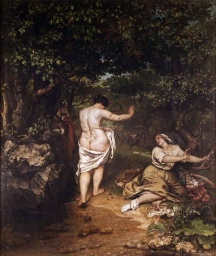 Die Badenden de Gustave Courbet
