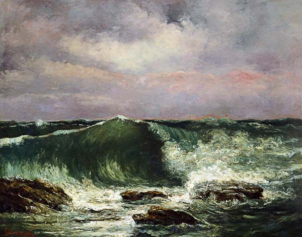 La ola de Gustave Courbet