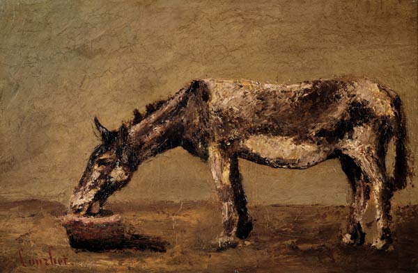 The Donkey de Gustave Courbet