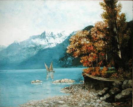 Lake Leman de Gustave Courbet