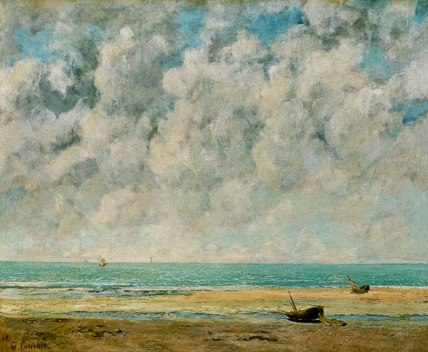 Mar calmado de Gustave Courbet