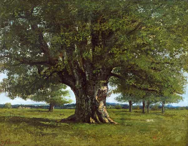 The Oak of Flagey, called Vercingetorix de Gustave Courbet