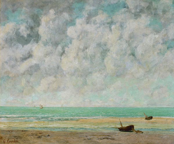 Mer Calme (Calm Sea) de Gustave Courbet
