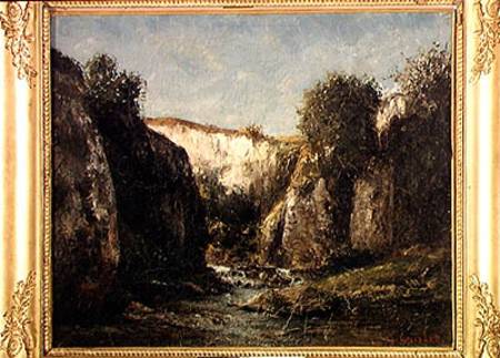 The Source of the Doubs de Gustave Courbet