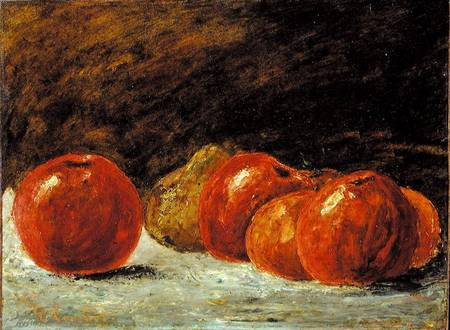 Still Life with Apples de Gustave Courbet
