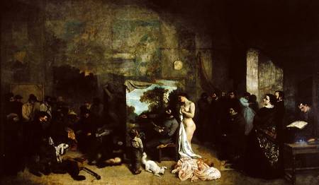 The Studio of the Painter, a Real Allegory de Gustave Courbet