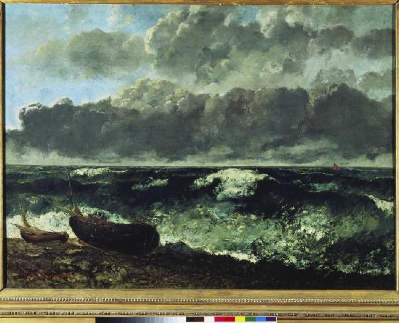 Rough sea (or the wave) de Gustave Courbet