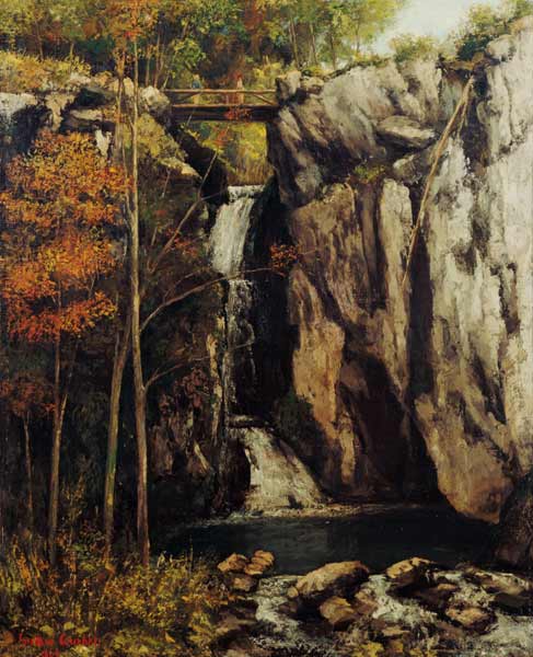 The Chasm at Conches de Gustave Courbet