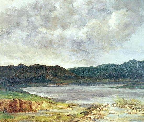 The Black Lake de Gustave Courbet
