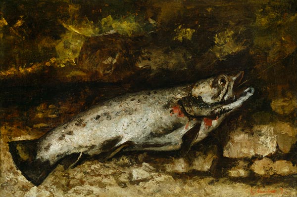 la trucha de Gustave Courbet