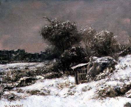 Winter Scene de Gustave Courbet