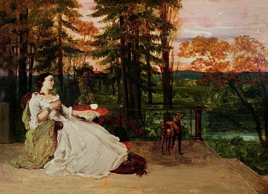 Woman of Frankfurt de Gustave Courbet
