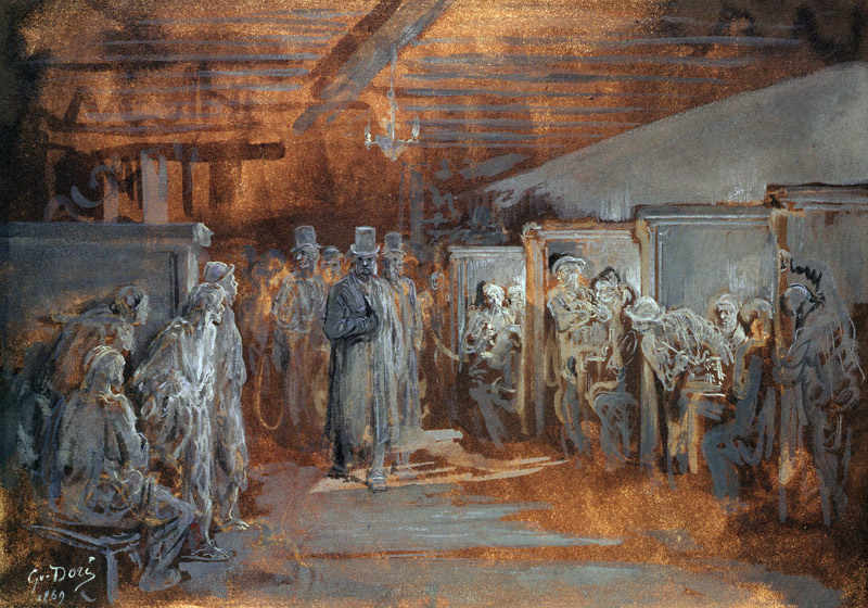 Tavern in Whitechapel de Gustave Doré