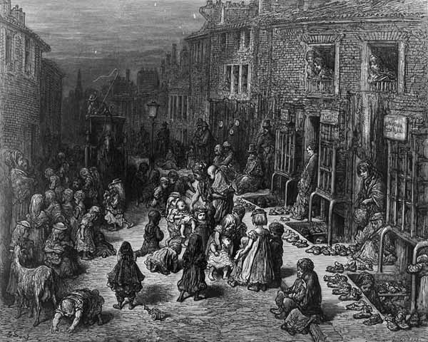 Dudley Street, Seven Dials, from ''London: A Pilgrimage'' de Gustave Doré